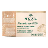 Nuxe Nuxuriance Gold, Balsamo occhi illuminante, pelle secca, 15 ml