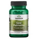 Swanson Saw Palmetto 320 mg, palma sabal, 60 capsule in gel