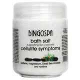 Bingospa, sale da bagno per pelli con sintomi di cellulite con caffeina, minerali del Mar Morto, rooibos e magnesio, 550 g