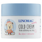 Linomag Emolients Cold Cream, crema invernale protettiva per neonati e bambini dal primo giorno di vita, 50 ml