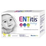 ENTitis Baby per neonati oltre i 6 mesi e bambini, gusto banana, 30 bustine