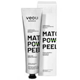 Veoli Botanica Matcha Power Peel, scrub enzimatico per il viso, multi-acido, 75 ml