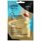 Tolpa Masking, bozzolo avvolgente, maschera ultra-idratante, viso e collo, 2 x 5 ml