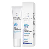 Iwostin Hydro Sensitia Prebio, crema contorno occhi con prebiotici, pelle sensibile, 15 ml