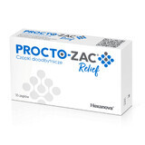 Procto-Zac Relief, supposte rettali, 10 pezzi