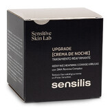 Sensilis Upgrade, crema notte rassodante e correttiva delle rughe, 50 ml