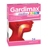 Gardimax Medica Junior fresa 5 mg +1 mg, 24 pastillas para chupar