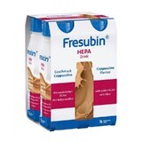 Fresubin Hepa Drink, nutritional preparation, cappuccino flavor, 4 x 200 ml