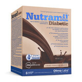 Olimp Nutramil Complex Diabetic, gusto cioccolato, 6 bustine