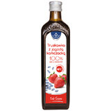 Oleofarm Succo del Mondo Fragola con bacche della Kamchatka, 100% succo di frutta, 490 ml