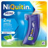 NiQuitin Mini 2 mg, 20 pastiglie