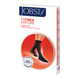 Jobst For Men Explore, gambaletti a compressione, CCL2, punta chiusa, misura 4, nero