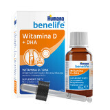 Humana Benelife Vitamina D + DHA, dalla nascita, 15 ml