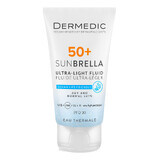 Dermedic Sunbrella, crema protettiva ultraleggera per il viso, pelle secca e normale, SPF 50+, 40 ml