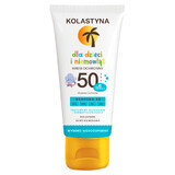 Kolastyna, crema di protezione solare per bambini e neonati, a partire dai 6 mesi di età, SPF 50, 75 ml