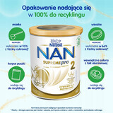 Nestle NAN Supremepro 2 HM-O, latte di proseguimento per lattanti oltre i 6 mesi, 800 g