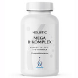 Holistic Mega B Metylerad, vitamine del gruppo B, 90 capsule