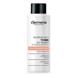 Dermena Professional, tonico esfoliante per il viso, 6% acido glicolico, tutti i tipi di pelle, 100 ml