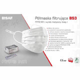 Bisaf BS3, respiratore a semimaschera, 6 strati, classe FFP3, 1 pezzo