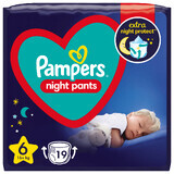 Pampers Night Pants, pannolini, taglia 6, 15+ kg, 19 pz.