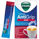 Vicks AntiGrip Max 1000 mg + 16 mg + 4 mg, granuli per soluzione orale, 14 bustine