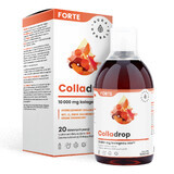 Aura Herbals Colladrop Forte, collagene marino HM 10000 mg, 500 ml