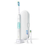 Philips Sonicare ProtectiveClean 4700, spazzolino sonico con custodia, HX6483/52, bianco, 1 pezzo