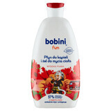 Bobini Fun, bagno e lavaggio del corpo, lampone, 500 ml