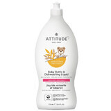 Attitude Sensitive Skin Baby, liquido naturale per biberon e lavastoviglie per bambini, 700 ml