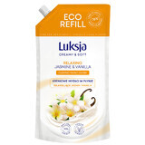 Luxja Creamy &amp; Soft, sapone liquido cremoso, rilassante, gelsomino e vaniglia, scorta, 900 ml