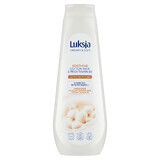 Luxja Creamy &amp; Soft, lozione da bagno cremosa, lenitiva, latte di cotone e provitamina B5, scorta, 900 ml