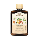 Pharmacie verte, huile de massage chauffante, orange, cannelle, poivre, 200 ml