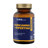 Pureo Health Curcumina + Piperina, 60 capsule vegetali