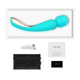 Lelo Smart Wand 2 Medium Ocean Blue, massaggiatore per tutto il corpo, medio, blu