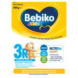 Bebiko Junior 3R Nutriflor Expert, formula nutriente a base di latte con pappa di riso, oltre 1 anno, 600 g