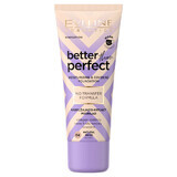 Eveline Cosmetics Better Than Perfect, fondotinta idratante e coprente, n. 04, beige naturale, 30 ml