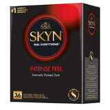 Unimil Skyn Intense Feel, preservativi non in lattice con bordino, 36 pezzi