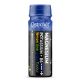 OstroVit Magnesio Potassio + B6 Shot, gusto limone-lime-pesca, 80 ml