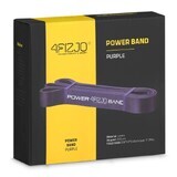 4Fizjo Power Band, banda di resistenza per esercizi, viola, 17-26 kg