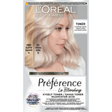 Loreal Paris PRÉFÉRENCE Tinta Acida Semi-Permanente per Capelli Ghiaccio Platino, 1 pz.