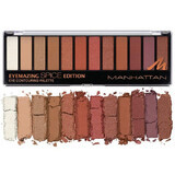 Oogschaduwpalette, Manhattan, Eyemazing Palette, 12 kleuren, 010 Spice Edition