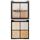 Illuminating palette, Technic, Mega Glow Highlighter, 4 colors, 10 g