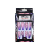 Set di 12 unghie finte dall'aspetto naturale, Magic Fingertips, 01