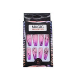 Set di 12 unghie finte dall'aspetto naturale, Magic Fingertips, 02