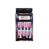 Set di 12 unghie finte dall'aspetto naturale, Magic Fingertips, 03