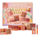 Set de maquillaje, Sunkissed, Naturally Bronzed, Beauty Box, 8 productos para piel, ojos y labios