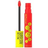 Rossetto resistente al trasferimento, Maybelline, Superstay Matte Ink, 445 Energiser, 5 ml