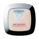 Polvere illuminante, Loreal, True Match Highlight, 302 Icy Glow