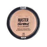 Maybelline Master Chrome Illuminating Powder, tonalità 100 Molten Gold