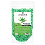 Granuli di cera epilatoria elastica, SensoPro, Aloe Vera, 100 g